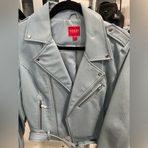 New Never Worn Guess Faux Leather Coat